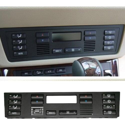 Wooeight A/C Heater Climate Temperature Air Conditioning Control Push Button Panel 64116915812 Fit for BMW 5 Series E39 X5 E53