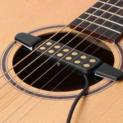 12 Hole-Sound Pickup Acoustic KQ3 Guitar Sound Hole Pickup Microphone Wire Amplifier Speaker For Steel String Guitar