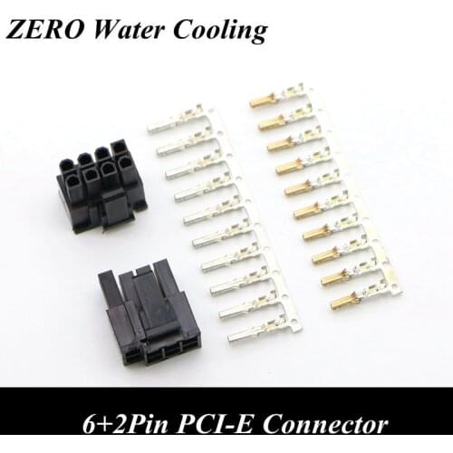 4.2mm 5557 GPU 6+2Pin PCI-E Male Connector with 10pcs Terminal pins for PC Modding