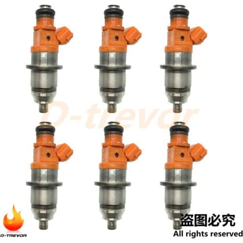 6Pcs E7T05073 Fuel Injector Nozzle For Mitsubishi 6G73 2.5L Models DIM1000J New