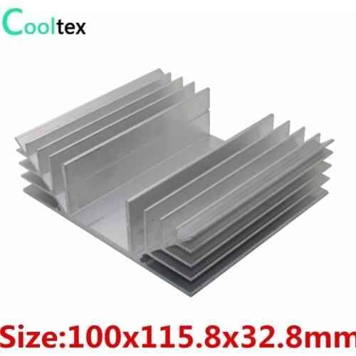 100x115.8x32.8mm Aluminum HeatSink heat sink radiator for Electronic Chip VGA RAM IC LED Power Transistor COOLER cooling