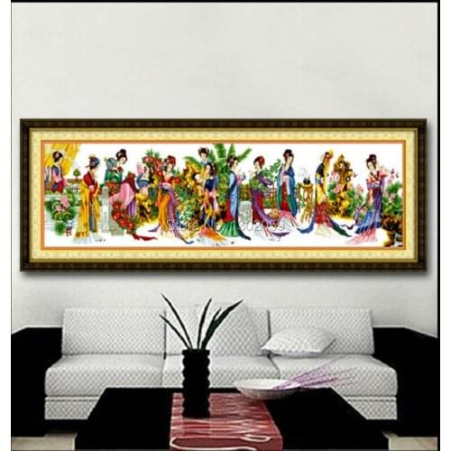 Avilable Printed Fabric Embroidery Cross Stitch Kit Twelve Pretty Angel Fast Shipping