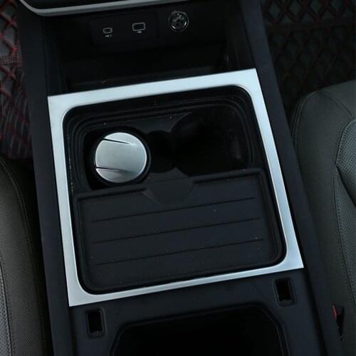 For Land Rover Defender 110 130 2020 2021 ABS Car Center Console Water Cup Storage Box Decoration Frame Trim Accessories