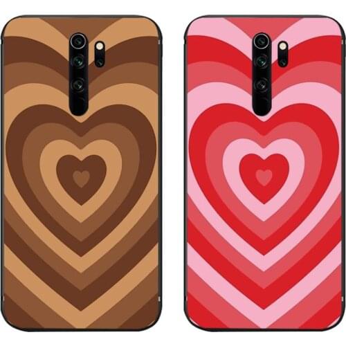 Latte Love Coffee Heart Phone Case for Redmi 9A 8A 7 6 6A Note 9 8 8T Pro Max Redmi 9 K20 K30 Pro