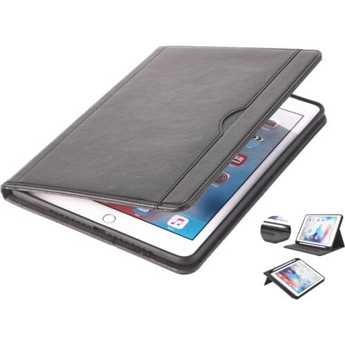 For IPad 9.7 2017/2018 Pro 9.7 Tablet Book Case for IPad Air 1/2 9.7 Inch Mini 2/3/4/5 7.9 Pencil Holder Magnetic Smart Cover