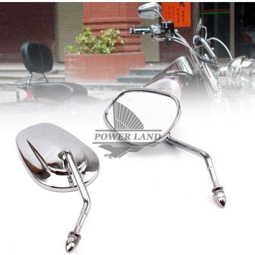 For Harley Dyna Electra Glide Fatboy Iron 883 Road Glide Sportster 883 1200 Softail Motorcycle Rear View Rearview Side Mirrors