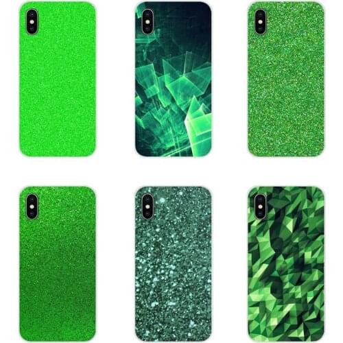 Emerald Green glitter Accessories Phone Shell Covers For Samsung Galaxy A3 A5 A7 A9 A8 Star A6 Plus 2018 2015 2016 2017