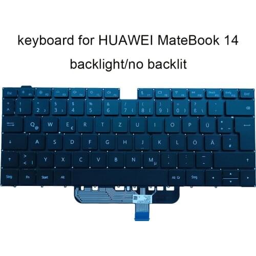 GR/GE German laptop Keyboard backlight for Huawei MateBook D 14 KLW-W19 KLVC-WFE9L D14 NBL-WAQ9L NBB-WAE9P pc computer keyboards