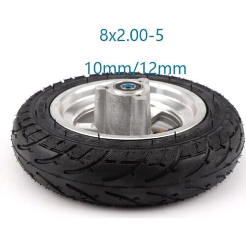 8x2.00-5 tubeless tyre and wheel hub kits for Modified Kugoo S3 electric scooter rear wheels 8x2.0-5 tire Pneumatic wheel