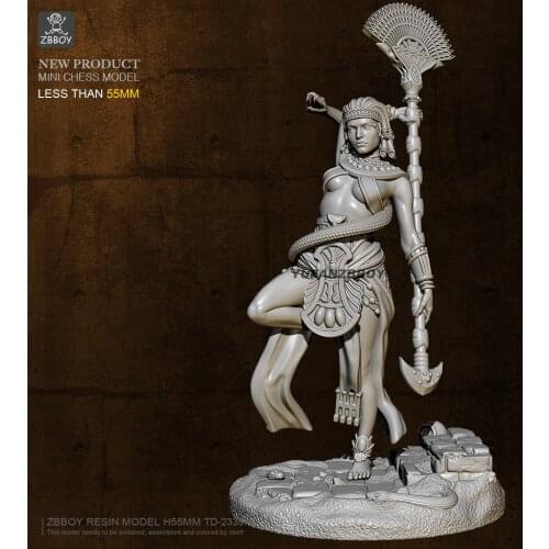 55mm Resin Model Kits Cleopatra self-assembled TD-2335