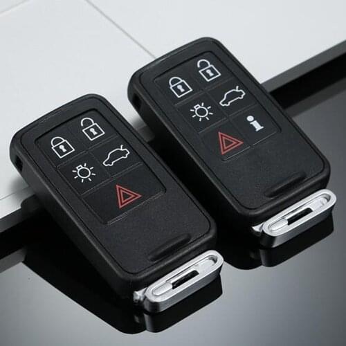 OkeyTech for Volvo S60L XC60 S80L S80 V60 V40 433Mhz ID46 Chip Smart Remote Control Car Key 5 6 Button Insert Emergency Blade