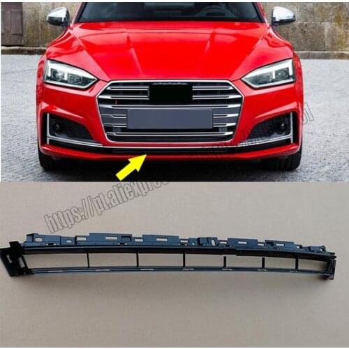 Fit for Audi S5 2017 17 2018 18 2019 19 2020 ABS Front Lip Bumper under Grille Decorative frame trim