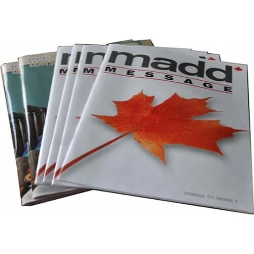 Professional printing factory high quality low price saddle stitch book printing service