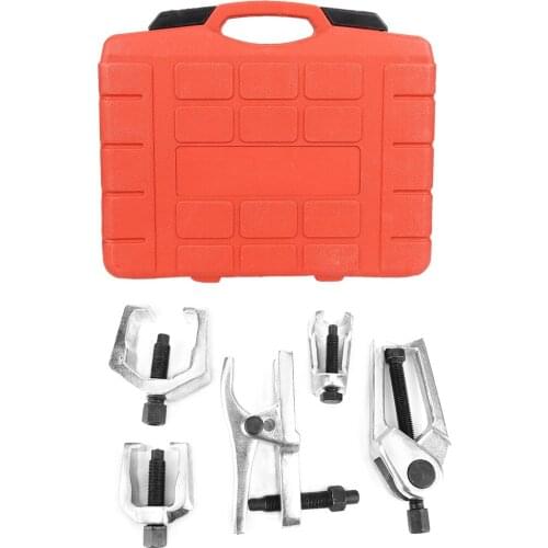 5pcs Professional Automobile Car Ball Joint Splitter Tie Rod Front End Pullers Removers Separator Extractor Kit Car Repair Tools