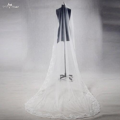 RSV43 With Comb Tulle Wedding Veil Lace