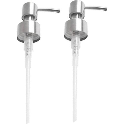 Hand Liquid Soap Pump Dispenser Nozzle for Bathroom Kitchen Stainless Steel Foam Sink Liquid Soap Nozzle Bathroom Accessories
