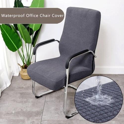 Removeable Office Chair Armrest Seat Cover Modern Anti-dirty Large Office Chair Cover Spandex Computer Armchair Cover