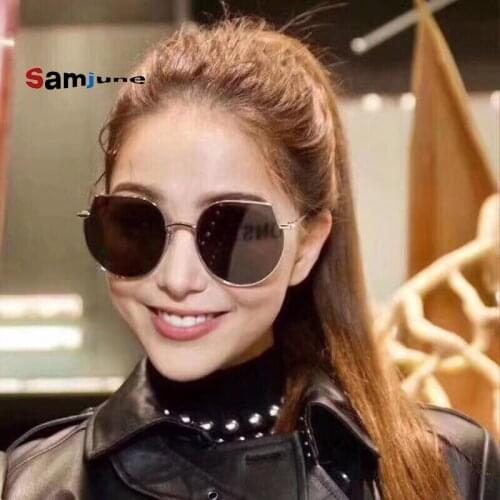 Samjune Cat Eye Sunglasses Women Designer Personality Vintage Men Sunglasses UV400 Sun Glasses oculos de sol