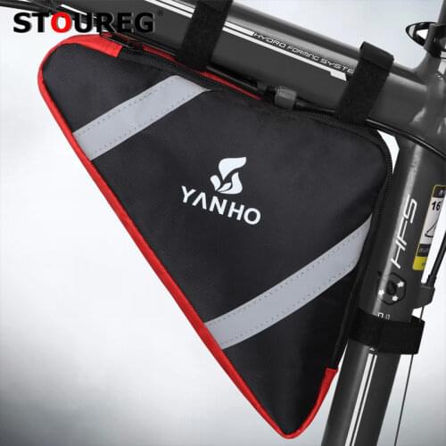 Waterproof Triangle Bicycle Bag,MTB Cycling Bag for Bike,Bicycle Front Top Tube Bag Bike Accessories,6Color Nylon Bike Phone Bag