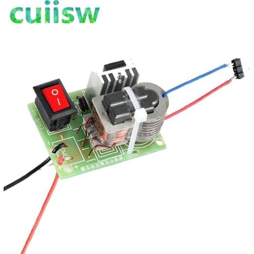 15KV High Frequency DC High Voltage Arc Ignition Generator Inverter Boost Step-Up 18650 DIY Kit U Core Transformer Suite 3.7V