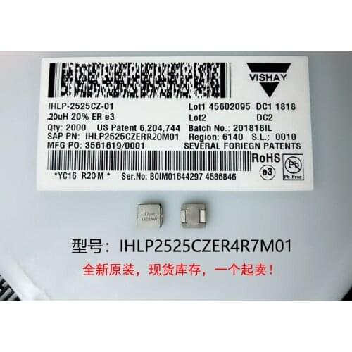 10) New original 100% quality IHLP2525CZER4R7M01 4.7UH 7X7X3MM integrated high current inductors