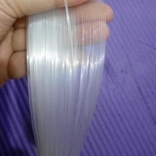 10Pcs 100M Normal High Strength Diameter 0.5 0.55 0.6mm Nylon Fishing Line White TransparentSink Object Wire Peche pescaria