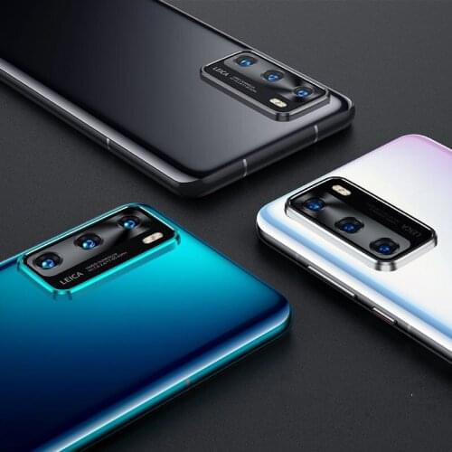 10PCS Camera Protector Tempered Glass Film For Huawei P40 Metal Rear Lens Protection Ring Case for Huawei P40 PRO