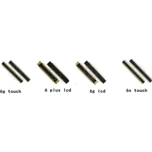 10pcs/lot Touch Screen lcd Digitizer Glass FPC Connector Plug on lcd screen flex cable For iphone 5c 5s 6 6G 6s 7g plus