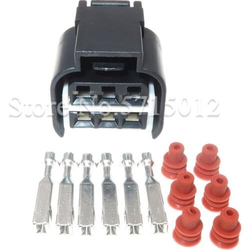 6 Hole 936257-2 Waterproof Accelerator Pedal Automotive Wire Connector Female Sealed Car Socket