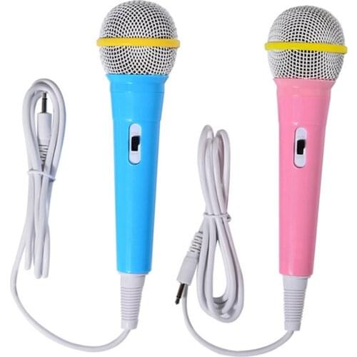 Kids Wired Microphone Musical Instrument Singing MIC Children Funny Gift Music Toy Microphone Toy Boy Girl Christmas Gift