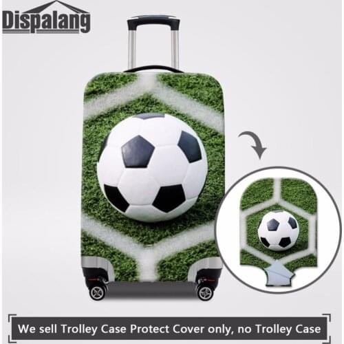 Dispalang 18-32 inch Suitcase Protective Dust Cover Travel Luggage Accessories Soccers Prints Waterproof Cover For Trolley Case