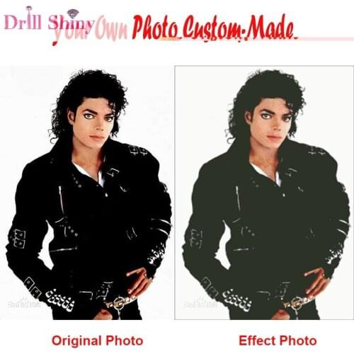 Drill Shiny New Year 5D diy diamond painting personal photo custom full square rhinestone mosaic embroidery cross stitch gifts