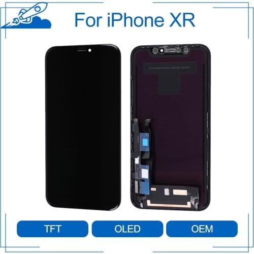 Elekworld Full Front Assembly for iPhone XR Perfectly OEM Best Ori LCD Display Touch Screen Digitizer Assembly Replacement