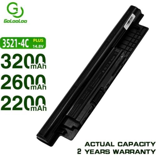 Golooloo 14.4v 4 Cells 2200MaH Laptop Battery for DELL Inspiron 3421 3721 5421 5521 5721 3521 5537 Vostro 2421 2521 XCMRD MR90Y