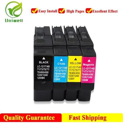 LC1240 LC1280 LC12 LC40 LC73 LC75 Ink cartridge For Brother Printer MFC-J6910CDW MFC-J6710DW MFC-J5910CDW DCP-J925N DCP-J525W