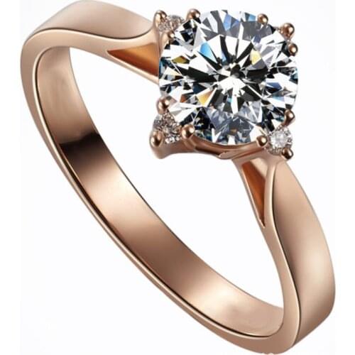 Real Sterling Silver 925 Rings Womens Engagement Wedding Party Anniversary Gift for Wife Luxury Exquisite Unique Romantic Love