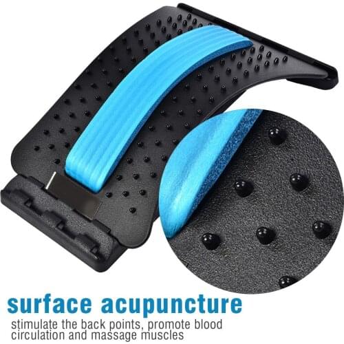 Back Massager Stretcher Posture Corrector Neck Stretch Relax Fitness Lumbar Muscle Massage Tools