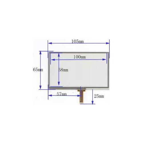 General 4.3inch mp4 mp5 touch screen 105*65MM tablet screen