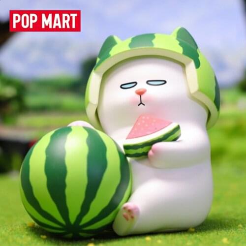 Original POPMART ViViCat Cute Helmet Series Blind Box Toy Doll Confirmed Style Cute Anime Character Gift Free Shipping