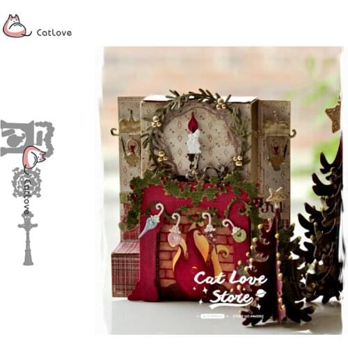 Stove For Christmas Metal Cutting Dies Stencil For DIY Scrapbooking Paper Card Decorative Craft Dies Embossing Die Cuts New 2019