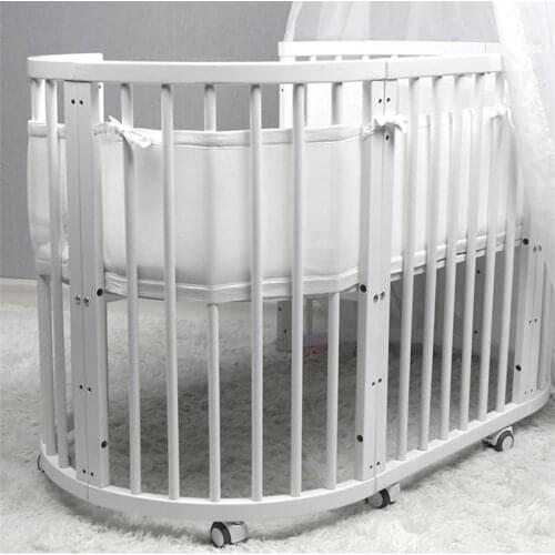 2pcs Newborn Toddler Baby Bedding Crib Breathable Mesh Adjustable Security Fencing Children Guardrail 320+150cm