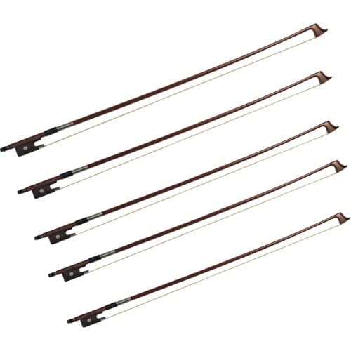 Tooyful 4/4 3/4 1/2 1/4 1/8 Durable Brazilwood Cello Bow Horsehair String for Beginner Pracrice for Beginners Music Lovers