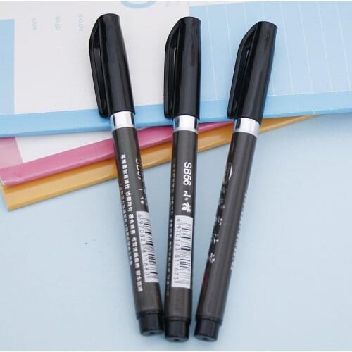Calligraphy Brush Pen Soft Brush Felt Tips Pens Signature Drawing Sketch Liner School Student Writing Supplies
