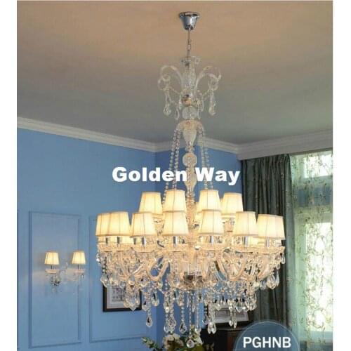 Modern Clear White Chandeliers Luminaire Lampe Light Home Lighting Fixtures Living Room Hotel Lobby Pendientes Lluminaire Light