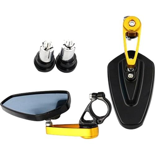 Universal Motorcycle Rearview Mirrors CNC Aluminum Anti- Lenses for E-bikes