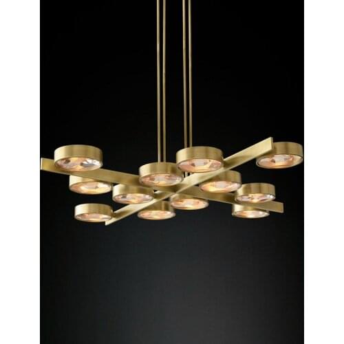 Vintage glass ball black pendant lamp led wall moon lamp avizeler nordic decoration home living room decoration