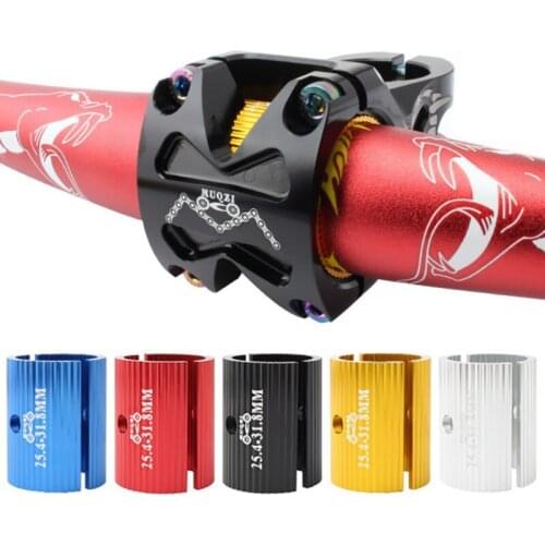 1pair Bicycle Handlebar Conversion Sheet 25.4-31.8mm/31.8-35mm Installation Aperture Adjust Transformer MTB Bike Fixed Gear