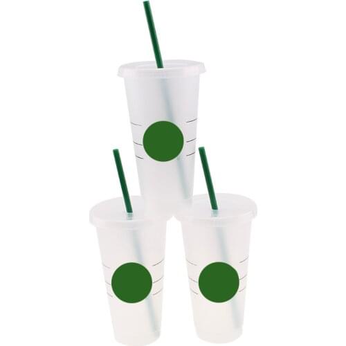 1 Pcs Stickers Reusable Venti Personalized Design Print Plastic Cup Mothers Day Teacher Friend Birthday Gift Customized Cup Name