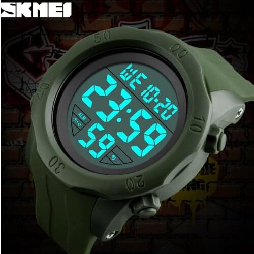 2017 SKMEI Brand Watch Men Military Sports Watches Fashion Silicone Digital Watch Waterproof LED Digital Watch For Men Clock