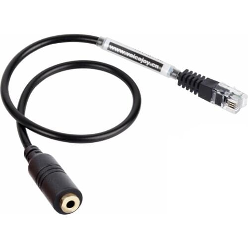 VoiceJoy Phone Headset adapter 2.5mm jack to RJ9 adapter RJ9 to 2.5 adapter AVAYA 2400 4600 series Nortel Mitel Meridian